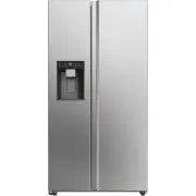 Réfrigérateur frigo américain 2 portes inox 635l mini bar intégré