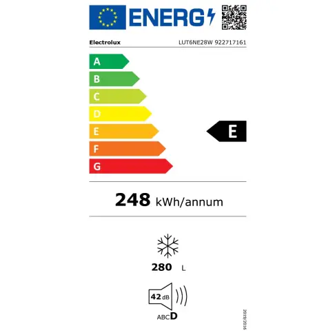 Congélateur armoire ELECTROLUX LUT6NE28W - 5