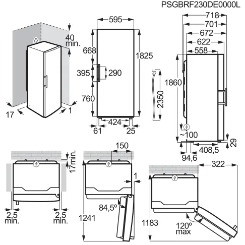 Réfrigérateur 1 porte ELECTROLUX LRS3DE39W - 6