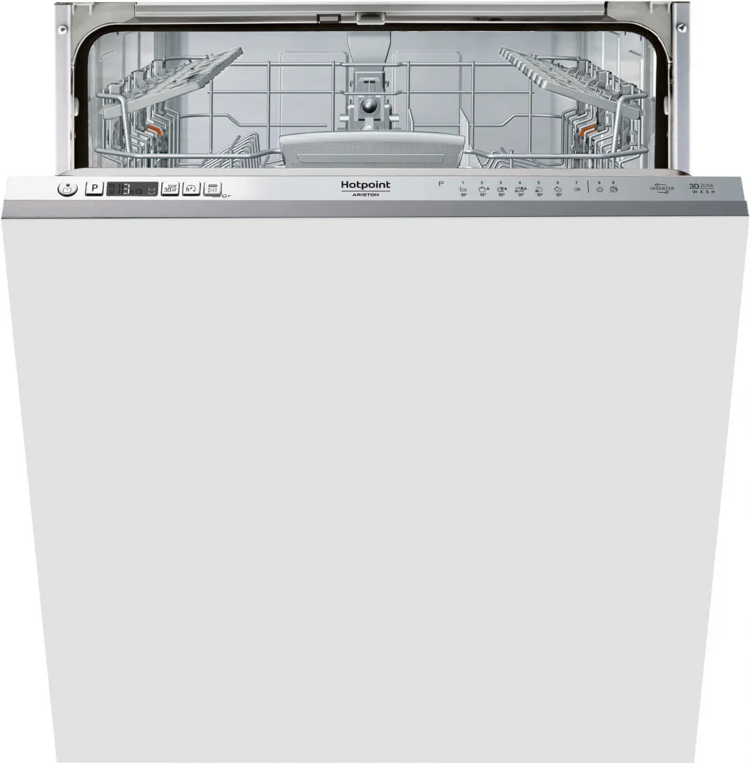 HOTPOINT ARISTON Lave vaisselle tout integrable 60 cm HIO 3 T 141 W, 14  couverts, 9 programmes, 41 db : : Gros électroménager