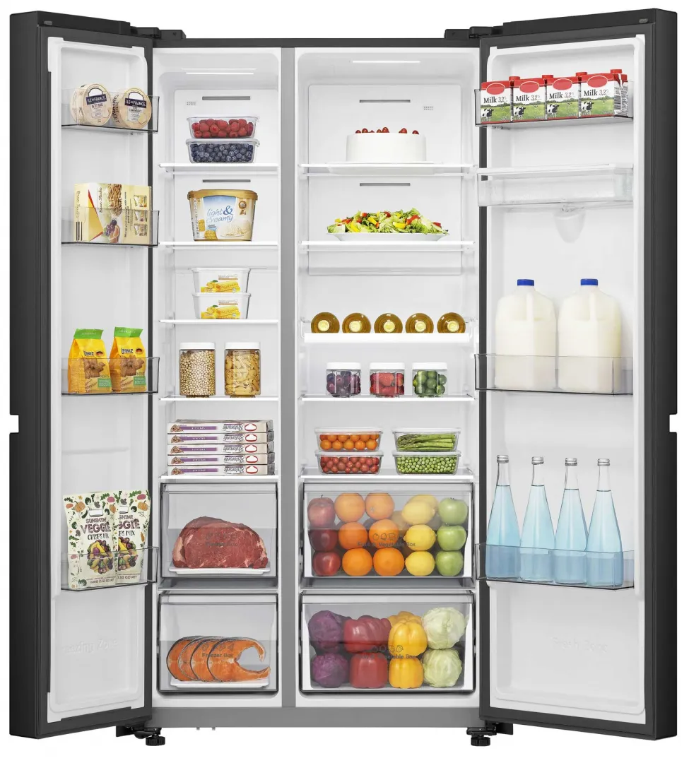Réfrigérateur Hisense 121DR, 121L avec Porte Simple, Faible bruit, Plateau  en verre, Tiroir à légumes